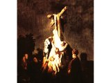 `The Descent from the Cross` by Rembrandt. Panel, ca. 1632-33. Munich, Alte Pinakothek.